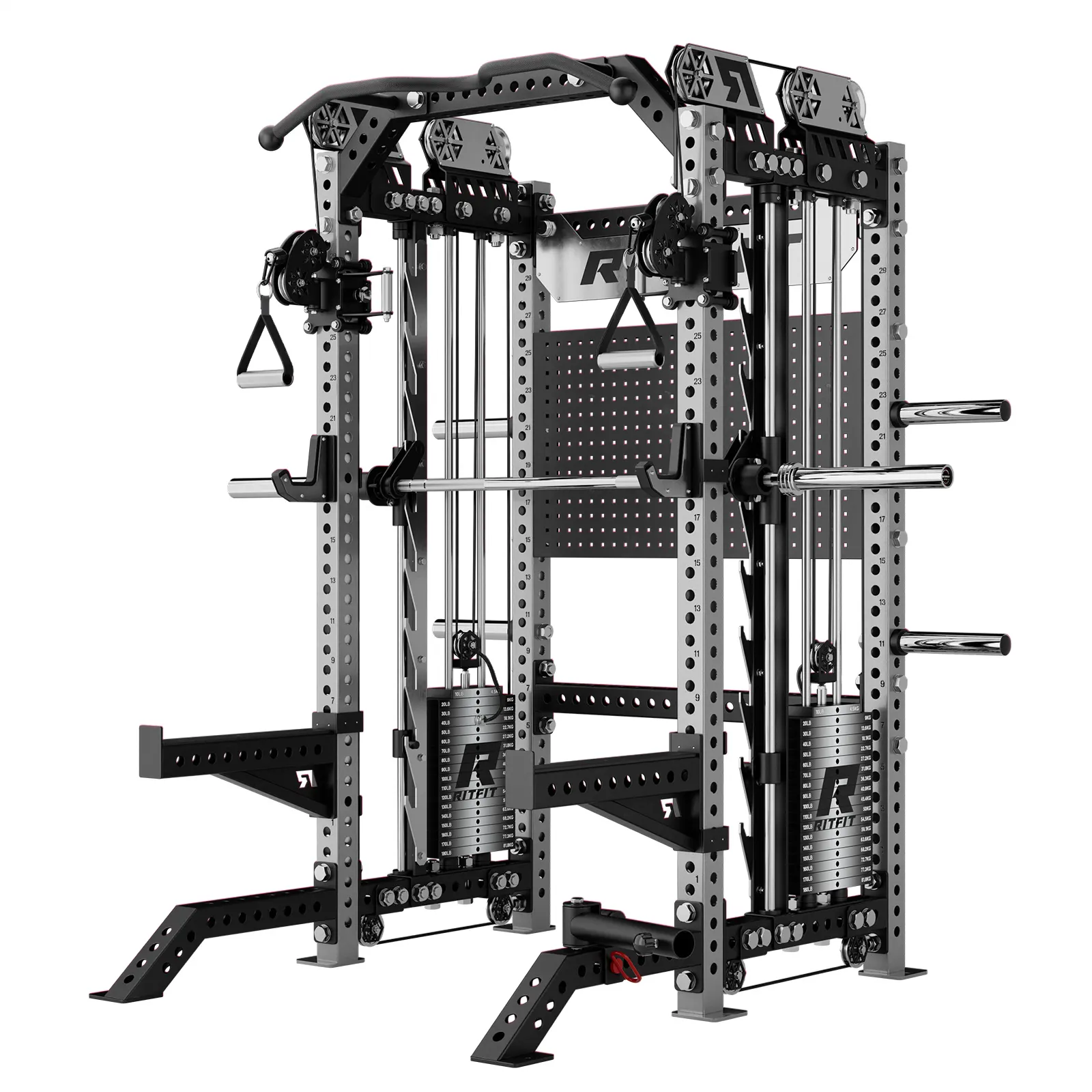 RitFit M3 Home Gym Smith Machine with Cable Crossover - Image 11