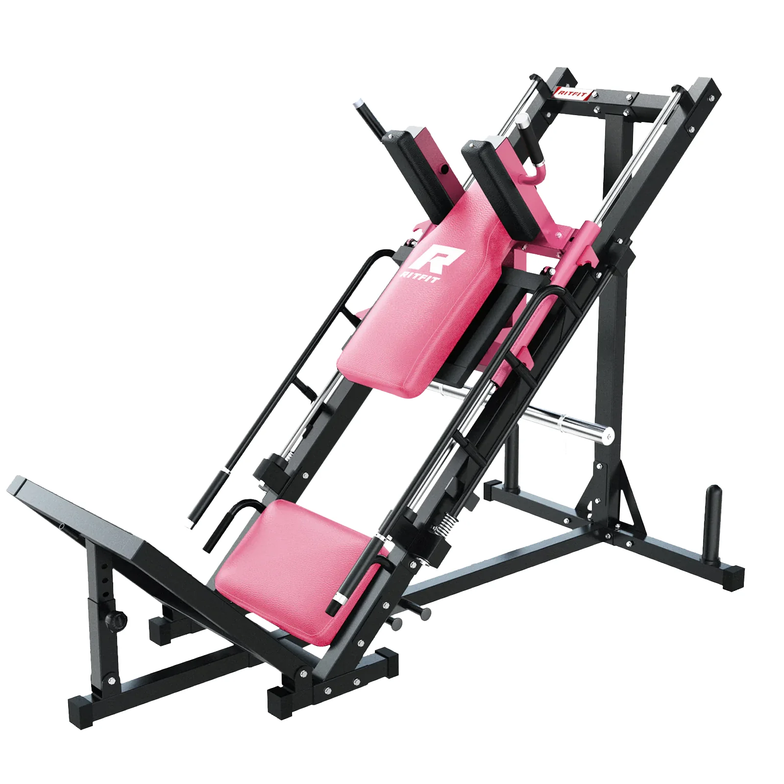 RitFit BLP01 45 Degree 3-In-1 Leg Press Hack Squat and Calf Raise Machine - Image 14