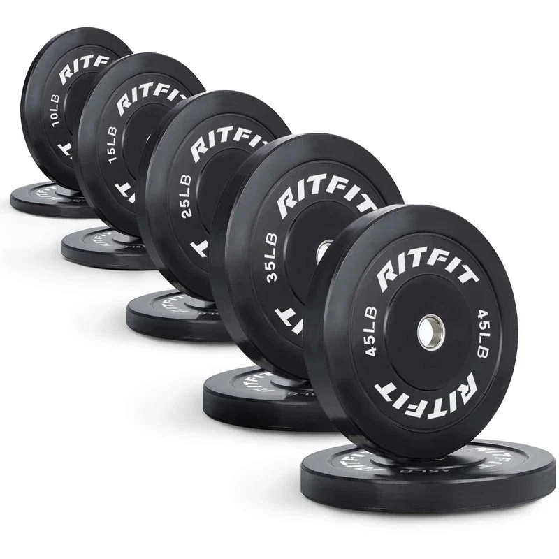 RitFit Olympic Bumper Weight Plates - 2-inch - Image 23