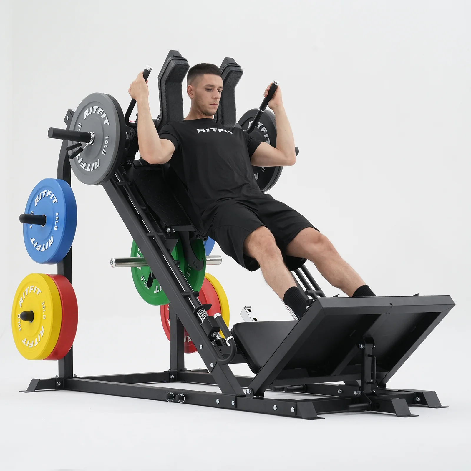 RitFit GAZELLE PRO 3-in-1 Leg Press & Hack Squat Machine Set - Image 11