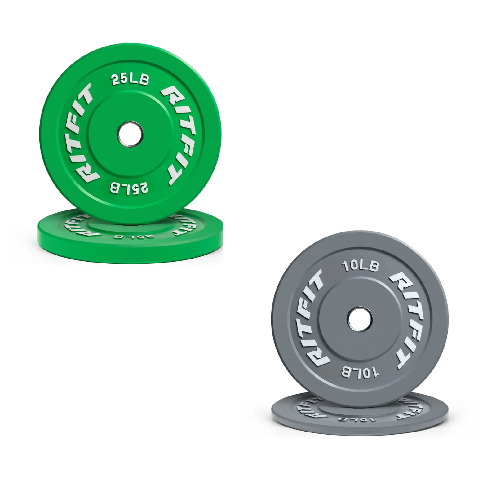RitFit Color Olympic Bumper Weight Plates - 2-Inch - Image 12