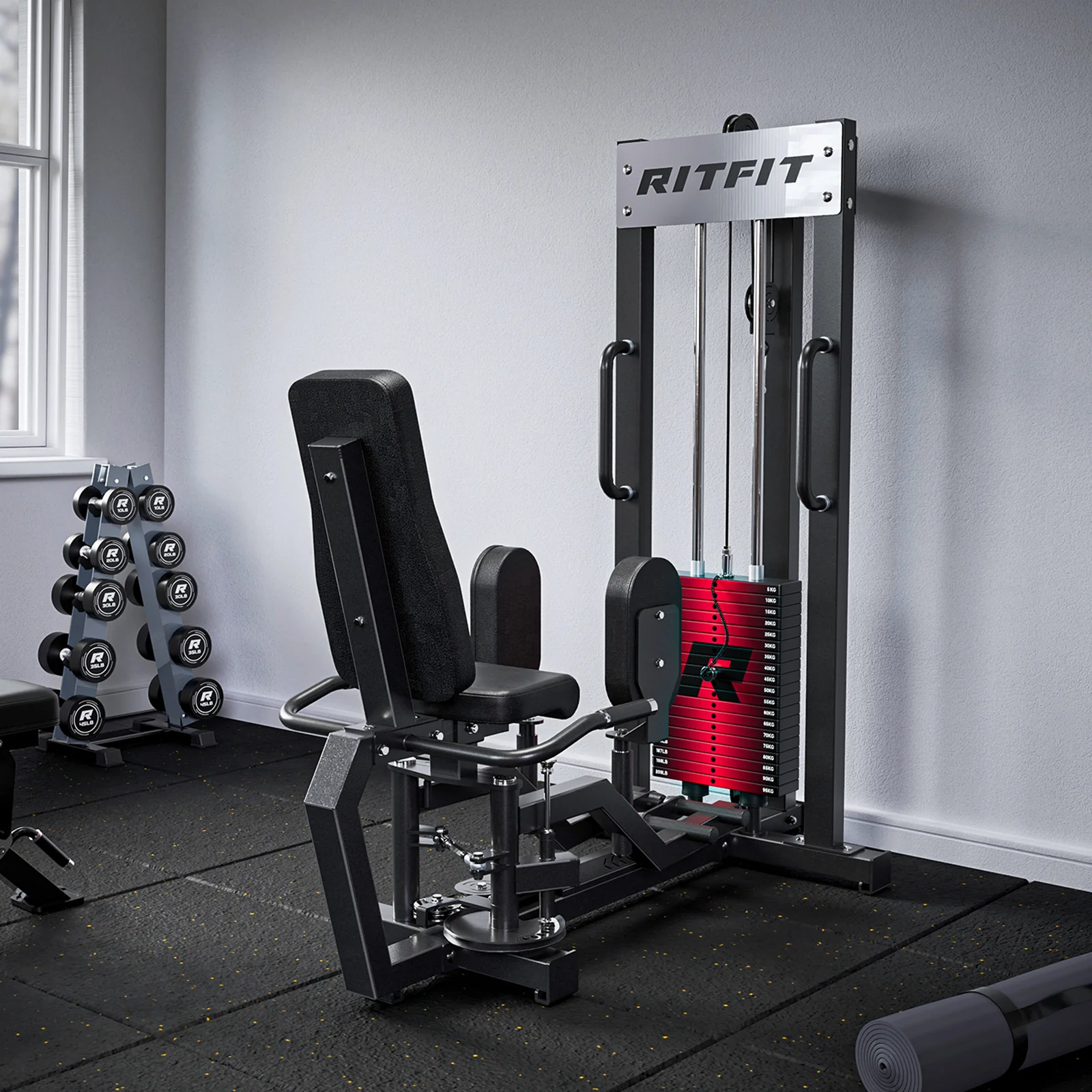 RitFit Panther Home Hip Abductor and Adductor Machine - Image 3