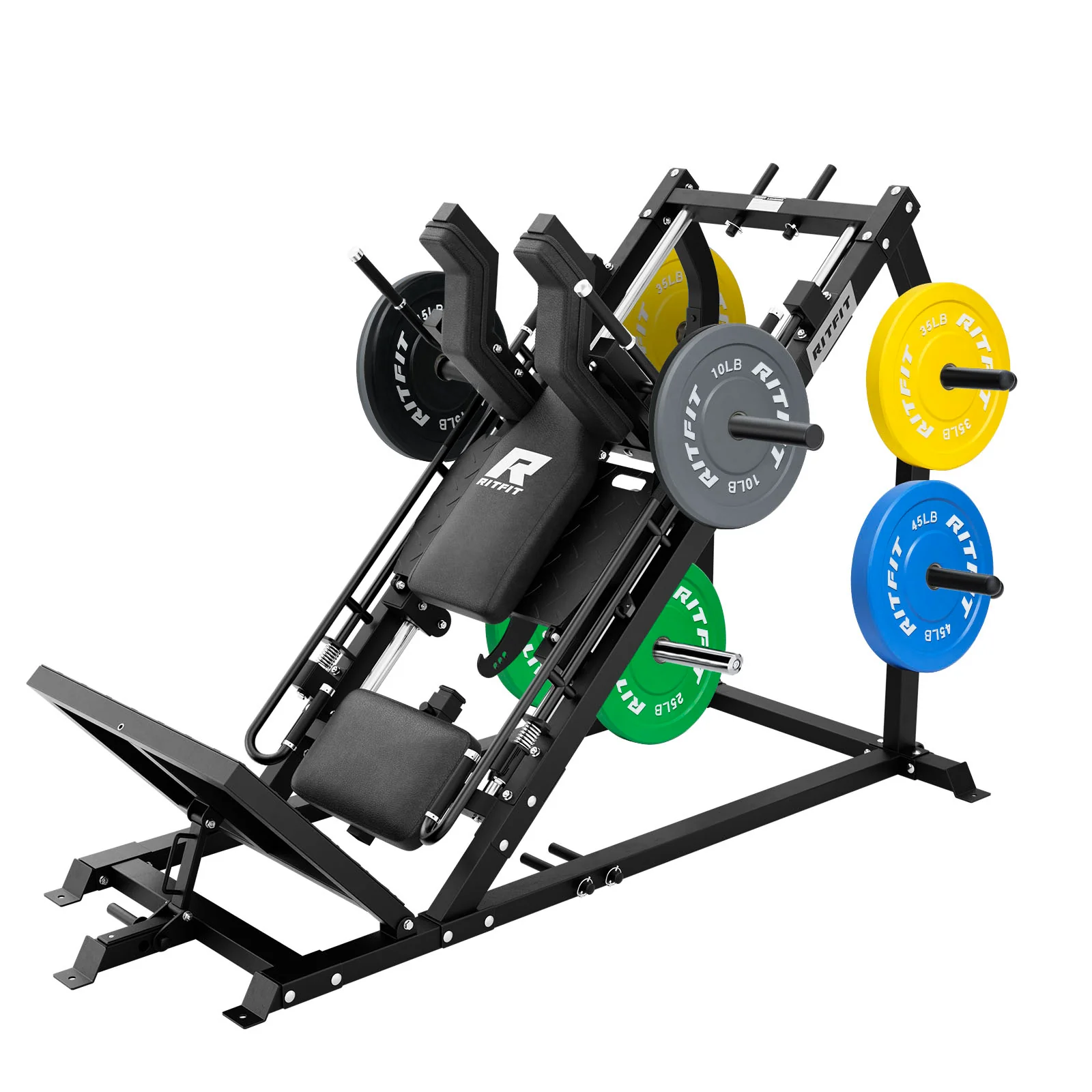 RitFit GAZELLE PRO 3-in-1 Leg Press & Hack Squat Machine Set - Image 16
