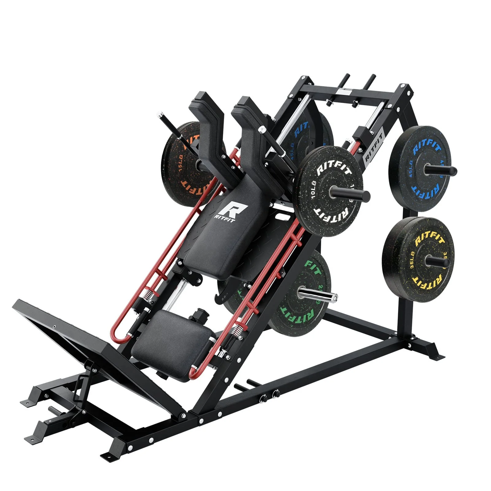 RitFit GAZELLE PRO 3-in-1 Leg Press & Hack Squat Machine Set - Image 27
