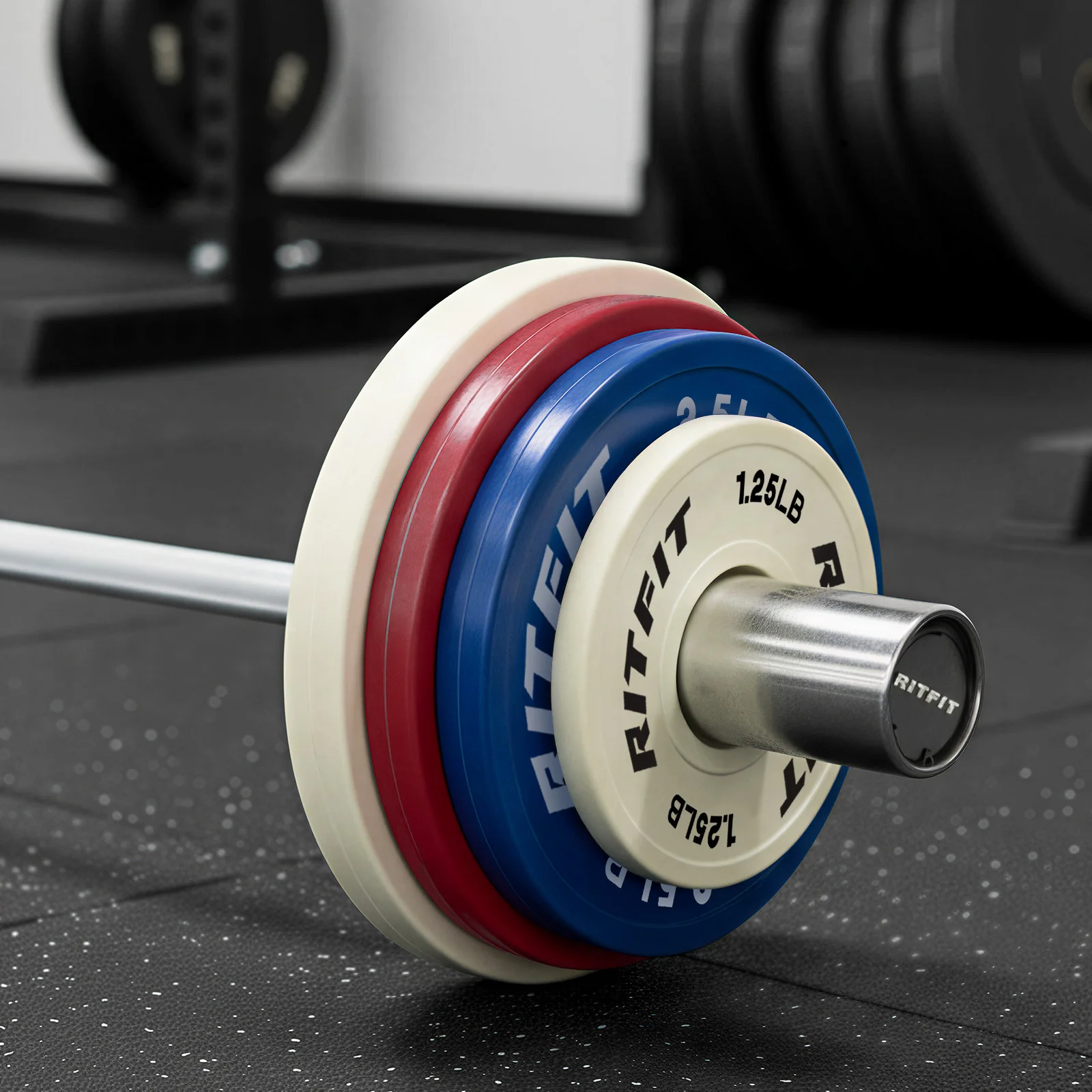 RitFit Mini Rubber Weight Plates Standard Set - Image 2