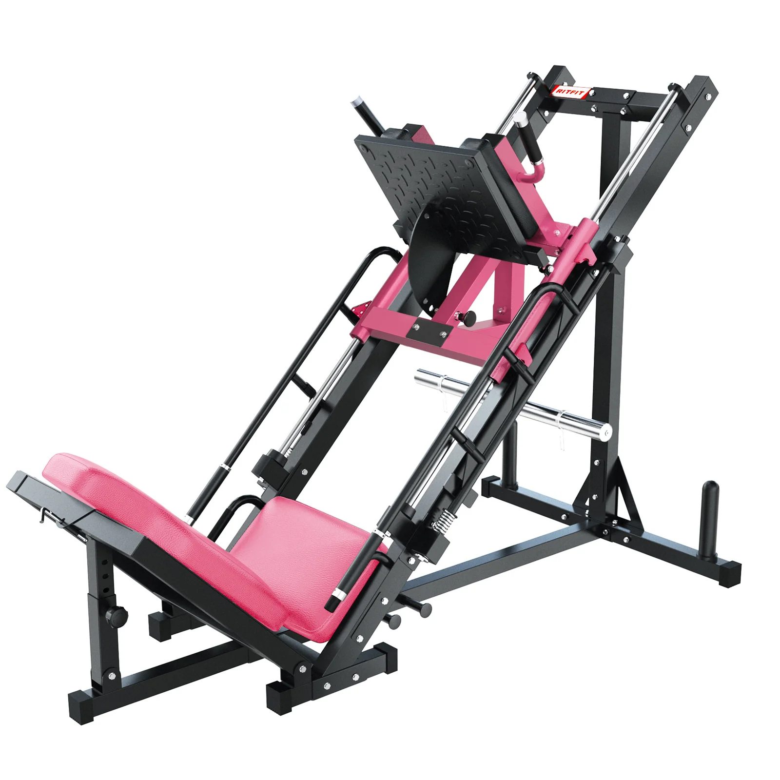 RitFit BLP01 45 Degree 3-In-1 Leg Press Hack Squat and Calf Raise Machine - Image 15